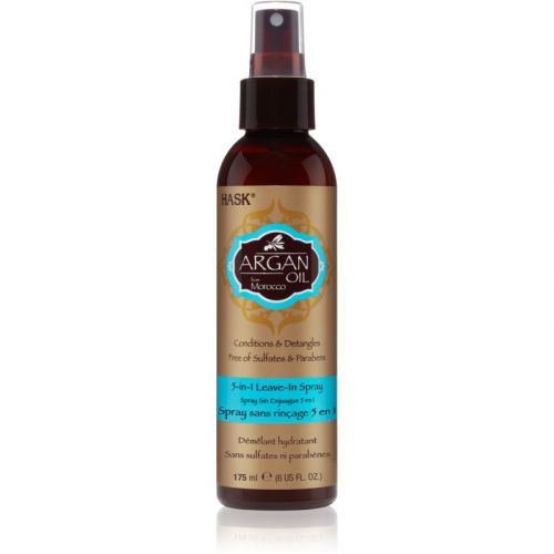 HASK Argan Oil bezoplachový sprej pro poškozené vlasy 175 ml