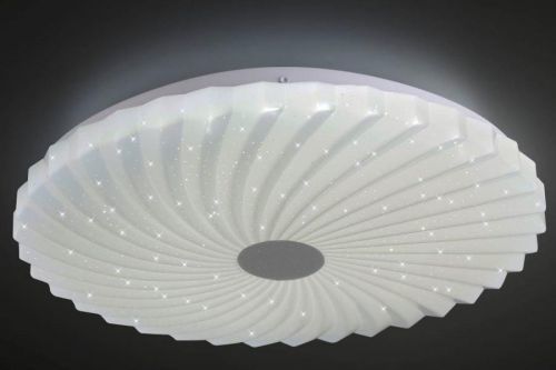 CLX Moderní přisazené LED osvětlení ROMUS, 60W, teplá bílá-studená bílá, 48,5cm, kulaté