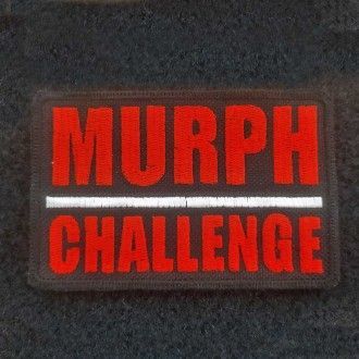 Workout Nášivka MURPH CHALLENGE black/red WOR217