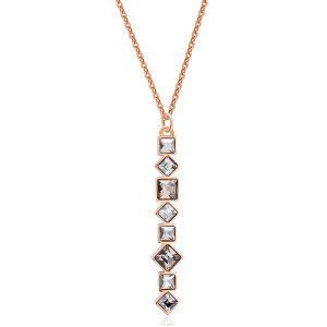 Brosway Bronzový náhrdelník s krystaly Symphonia BYM64