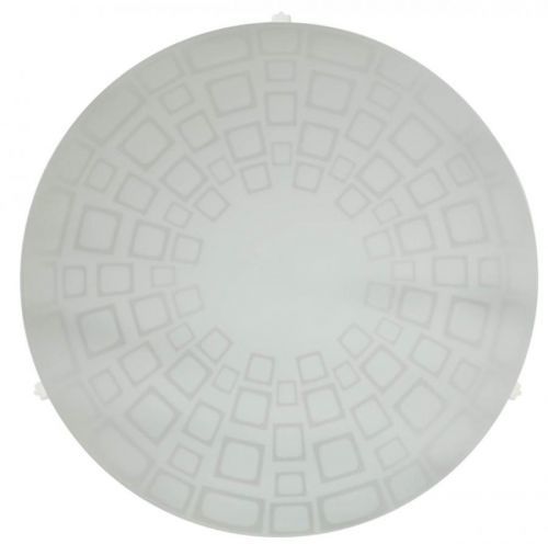 CLX Moderní nástěnné / stropní osvětlení L’AQUILA, 1xE27, 60W, 30cm, kulaté, bílé