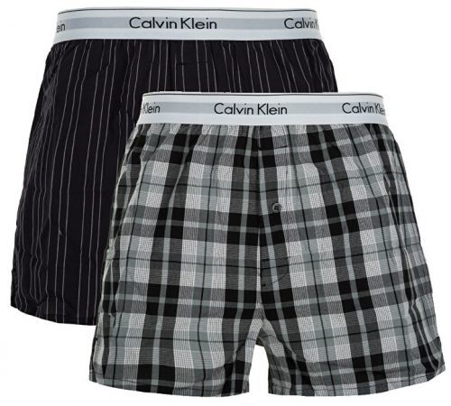 Calvin Klein 2 PACK - pánské trenky NB1396A-JKZ M