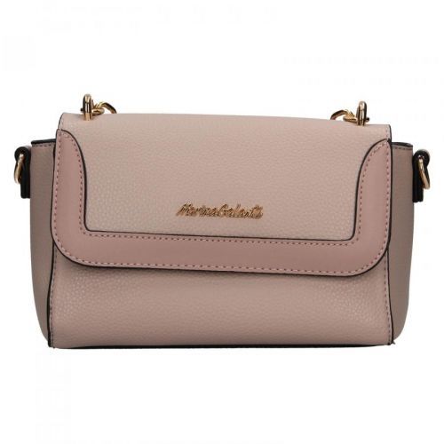 Dámská crossbody kabelka Marina Galanti Zea - béžovo-růžová