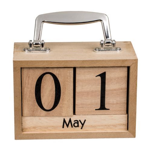 Dřevěný kalendář