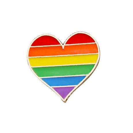 Odznak duhové srdce