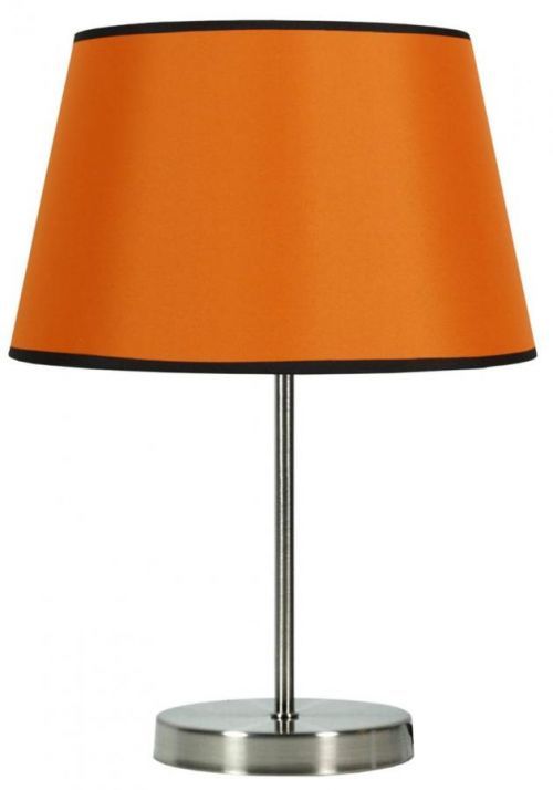 CLX Retro stolní lampa SCIACCA, 1xE27, 60W, oranžová