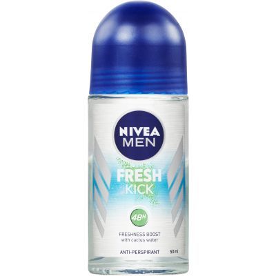 Nivea Men Fresh Kick kuličkový antiperspirant, 50 ml