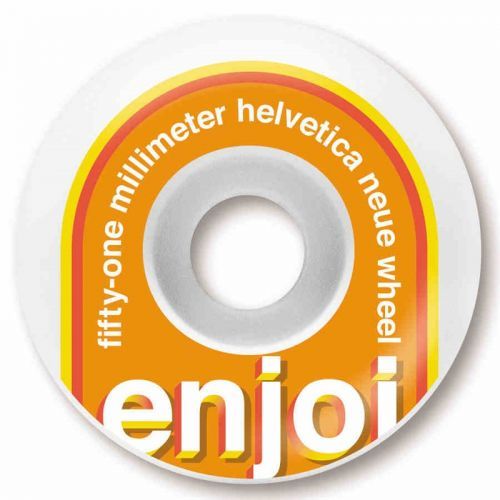 kolečka ENJOI - Helvetica Neue Wheels Orange (ORANGE)
