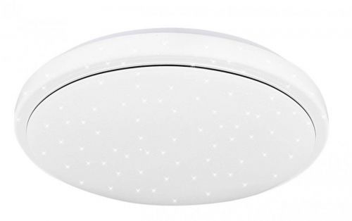 CLX Stropní koupelnové LED osvětlení POMIGLIANO D’ARCO, 24W, denní bílá, 38cm, kulaté, bílé, IP44