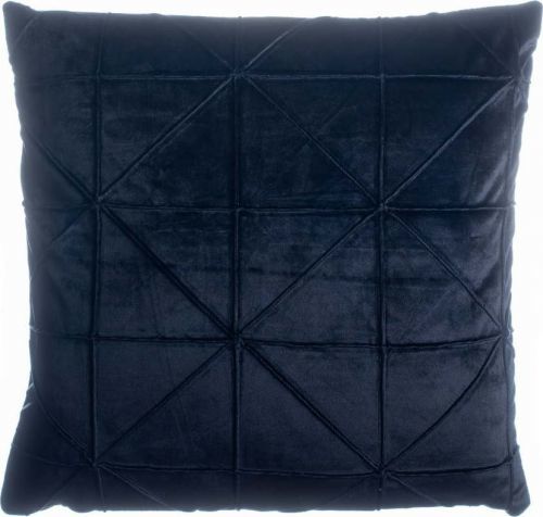 Černý polštář JAHU Amy, 45 x 45 cm