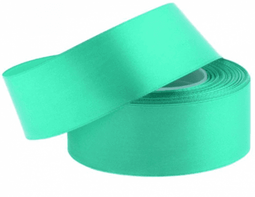 Stuha saténová 38 mm/32m - tyrkysově zelená - 601372