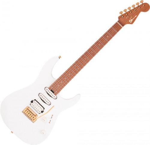 Charvel Pro-Mod DK24 HSS 2PT Caramelized MN Snow White