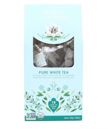 English Tea Shop Čistý bílý čaj 15 pyramidek sypaného čaje