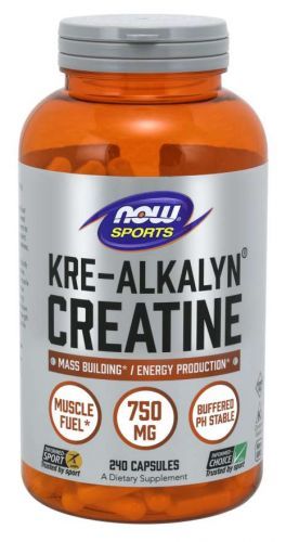 Kre-Alkalyn® Creatine 120 kaps. - NOW Foods
