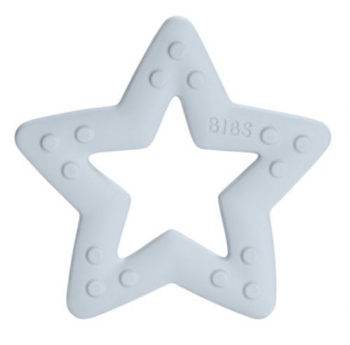 BIBS BIBS Baby Bitie Star Blue - Silikonové kousátko Hvězdička - modrá