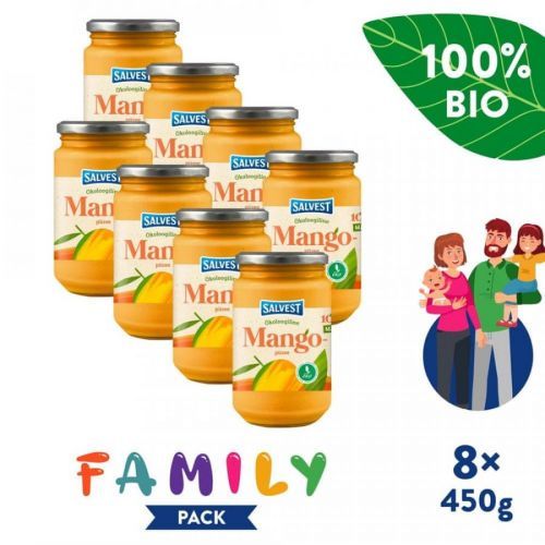 Salvest Family BIO Mango 100% 8x (450 g)