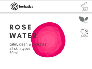 Růžová voda 100% BIO přírodní - Herbatica