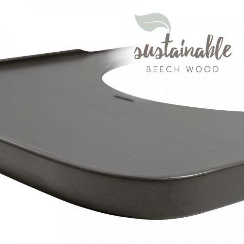 Hauck Alpha wooden Tray 2021 pult charcoal
