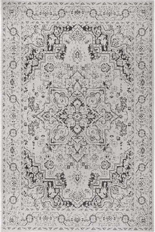Černo-béžový venkovní koberec Ragami Vienna, 80 x 150 cm