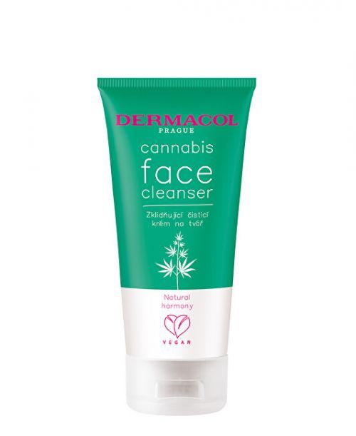 Dermacol Zklidňující čisticí krém na tvář s konopným olejem Cannabis (Face Cleanser) 150 ml