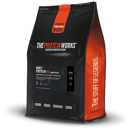 Whey Protein 80 500 g banánový koktejl - The Protein Works