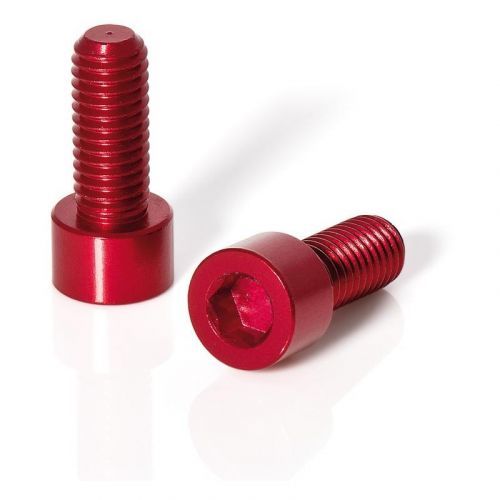 Šrouby XLC BC-X02 - 2 ks, pro košík láhve, červená