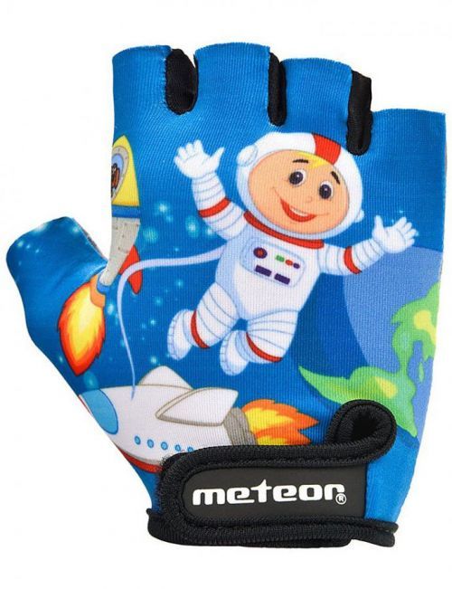 Dětské cyklistické rukavice Meteor Space Jr