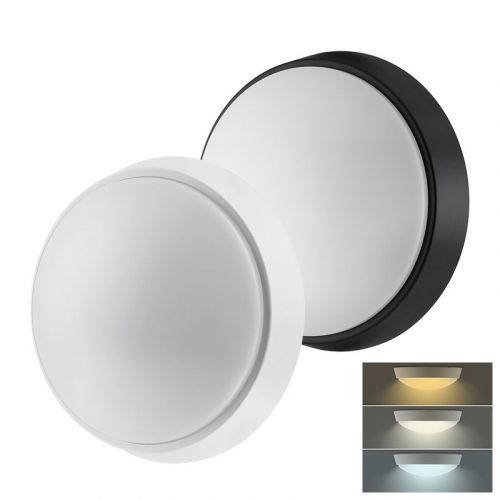 Solight LED venkovní osvětlení s nastavitelnou CCT, 18W, 1350lm, 22cm, 2v1 - bílý a černý kryt WO779 Studená bílá