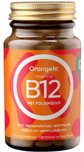 Orangefit Vitamin B12 s kyselinou listovou 90 pastilek