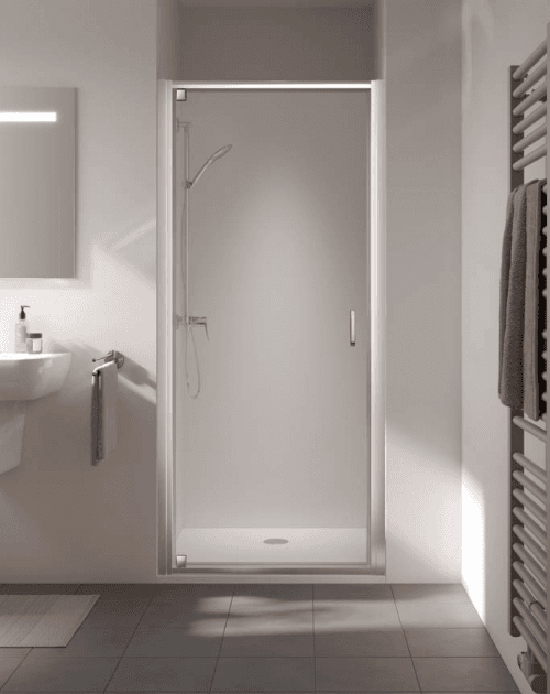 Kermi STINA sprchové dveře kyvné 1WP 1000 x 1950 mm sklo čiré Clean ST1WP10019VPK ST1WP10019VPK