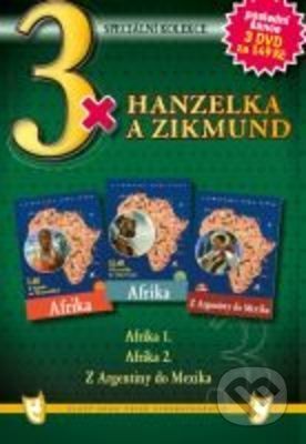3x Hanzelka a Zikmund - Afrika I. / Afrika II. / Z Argentiny do Mexika - DVD DVD
