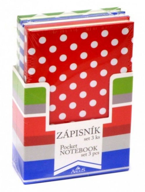 Argus Zápisník - set 3 ks - 1429-0001