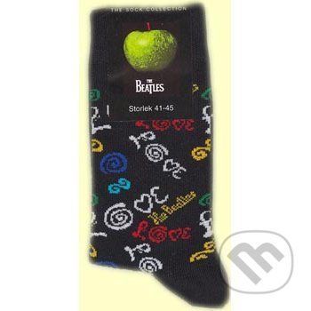 Pánske ponožky The Beatles: Love (velikost EU 41-45)