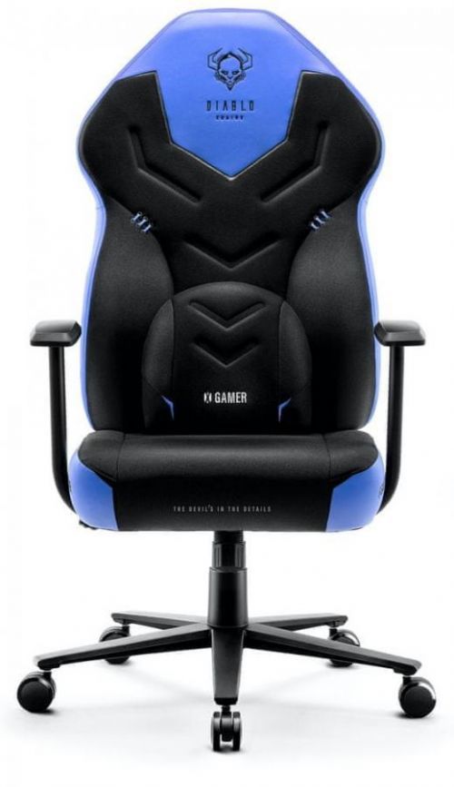 Diablo Chairs X-Gamer 2.0, černá/modrá (5902560337488)