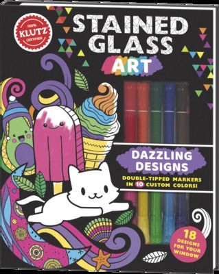 Stained Glass Art: Dazzling Designs (Klutz Activity Book)(Pevná vazba)