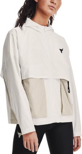 Bunda s kapucí Under Armour UA Prjct Rock Woven Jacket-WHT