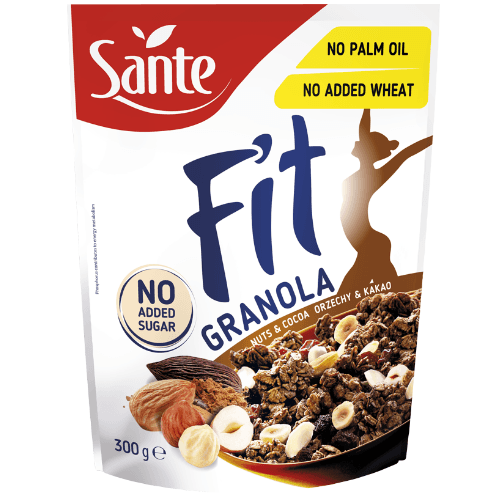 Fit Granola 300 g nuts & cocoa - Sante