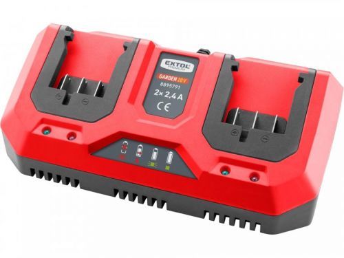 Nabíječka, 2x2,4A EXTOL PREMIUM