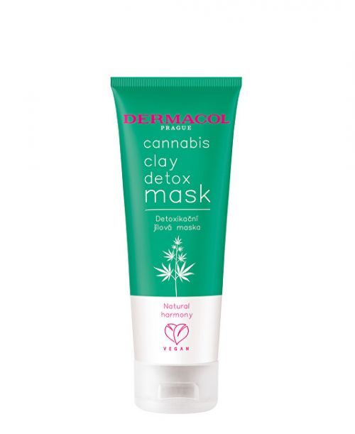 Dermacol Detoxikační jílová maska s konopným olejem Cannabis (Clay Detox Mask) 100 ml