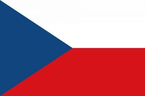 Samolepka vlajka Česká republika 13x19,5 cm