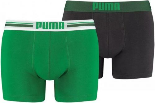 Boxerky Puma  PLACED LOGO BOXER 2P green