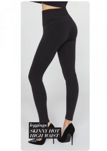 Gatta 44755S Skinny Hot High Waist Legíny L black