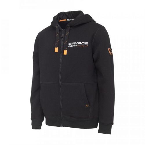 Savage Gear Urban Zip Hoodie Black INK