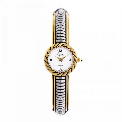 Dámské hodinky z nerezové oceli v náramkovém stylu s jemným designem v bicolor provedení W02M.11290 173447 W02M.11290.A