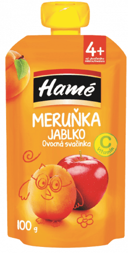 Hamánek  Hamé Kapsička Meruňka a jablko 100g