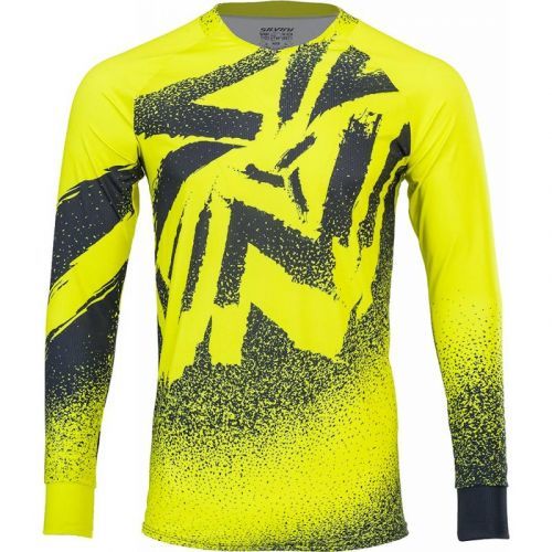 Dres Silvini Cortino Enduro - pánské, dlouhý, žlutá neon- černá - velikost 2XL