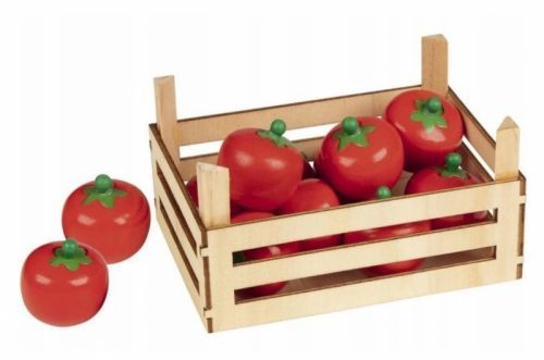 Goki Goki Dřevěný košík s rajčaty
