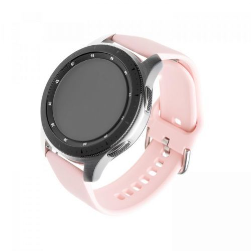Silikonový řemínek FIXED Silicone Strap s šířkou 22mm pro smartwatch, růžová