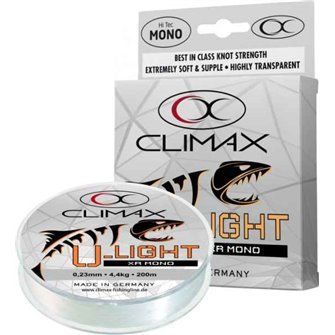 Silon Climax U-Light XR Mono transparent 200m 0,14mm 1,8kg