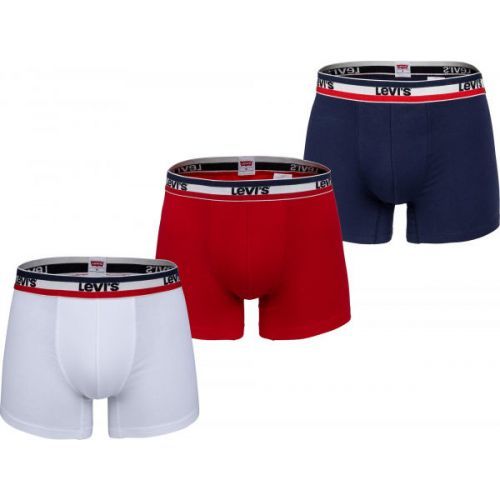 Levi's MEN SPRTSWR LOGO BOXER BRIEF 3P  S - Pánské boxerky